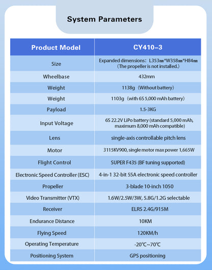 CY407-10 type FPV