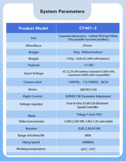 CY407-10 type FPV